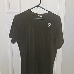 Gymshark Men’s Short Sleeve Crew Tee in Olive